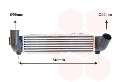 VAN WEZEL Kompressoriõhu radiaator 83004141